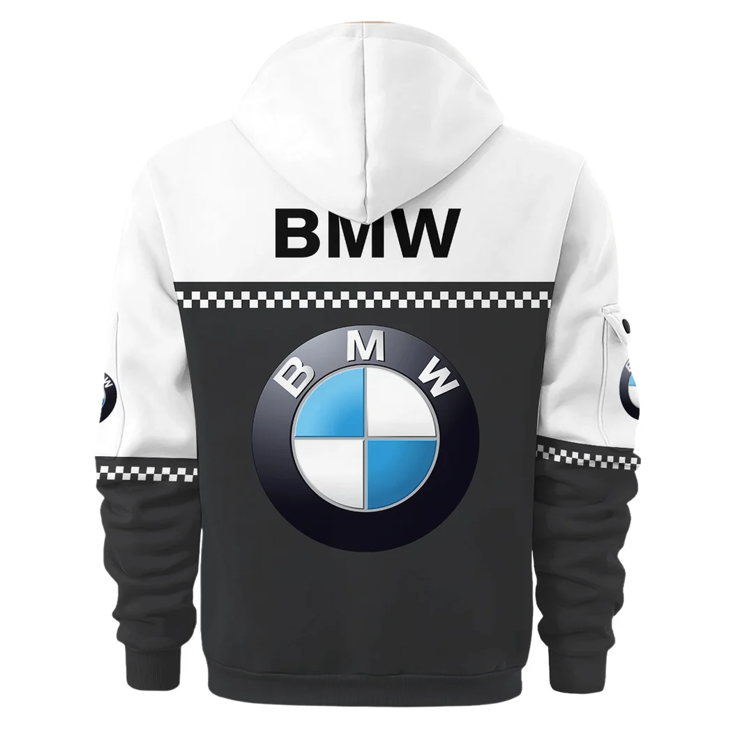 Sport Vehicle Hoodie Half Zip 3D, Casual Fit for Everyday Wear Hoodie HVN1385BM - Image 4