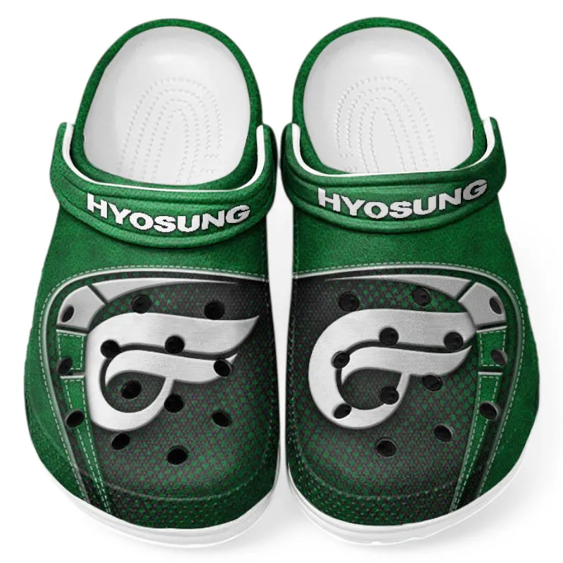 Trendy Performance Bike Themed Clog, Full Print Lightweight Footwear for Fans of Automotive Style CAR183 - Green - Image 2