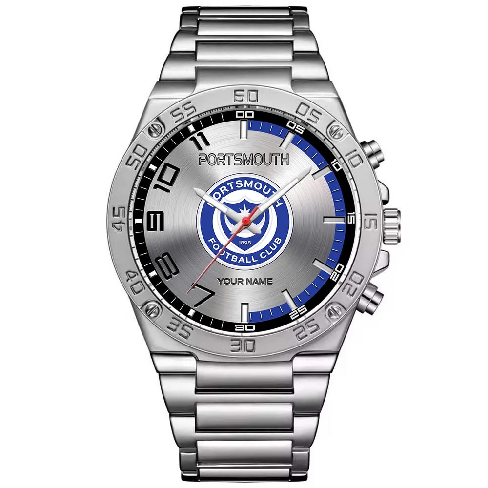 All Season Fans Hand Watch, Athletic Style Fan Timepiece EPL155 - Silver