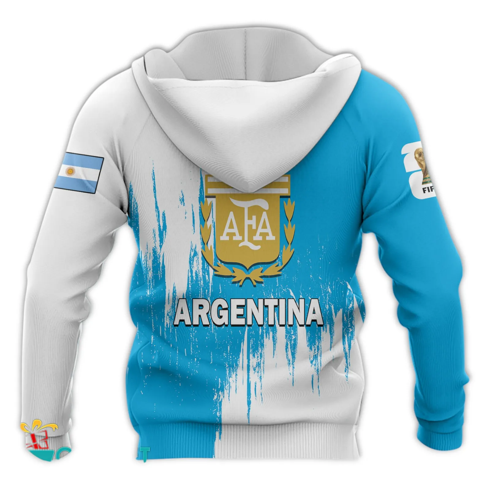 Stripe Motion Hoodie, Bold Fan Hoodie FIFA01031726005 - Image 2