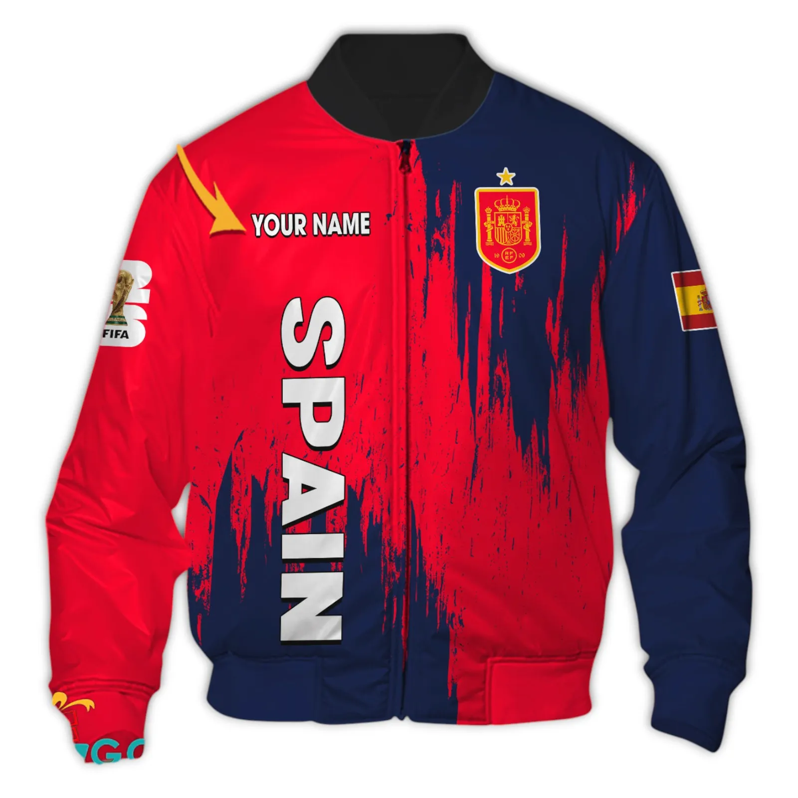 Heat Rhythm Bomber Jacket, Custom Fan Jacket for Men FIFA01031726006