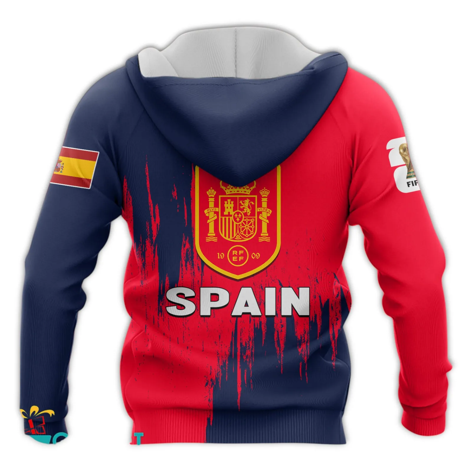 Heat Rhythm Hoodie, Casual Sport Fullover Hoodie FIFA01031726006 - Image 2