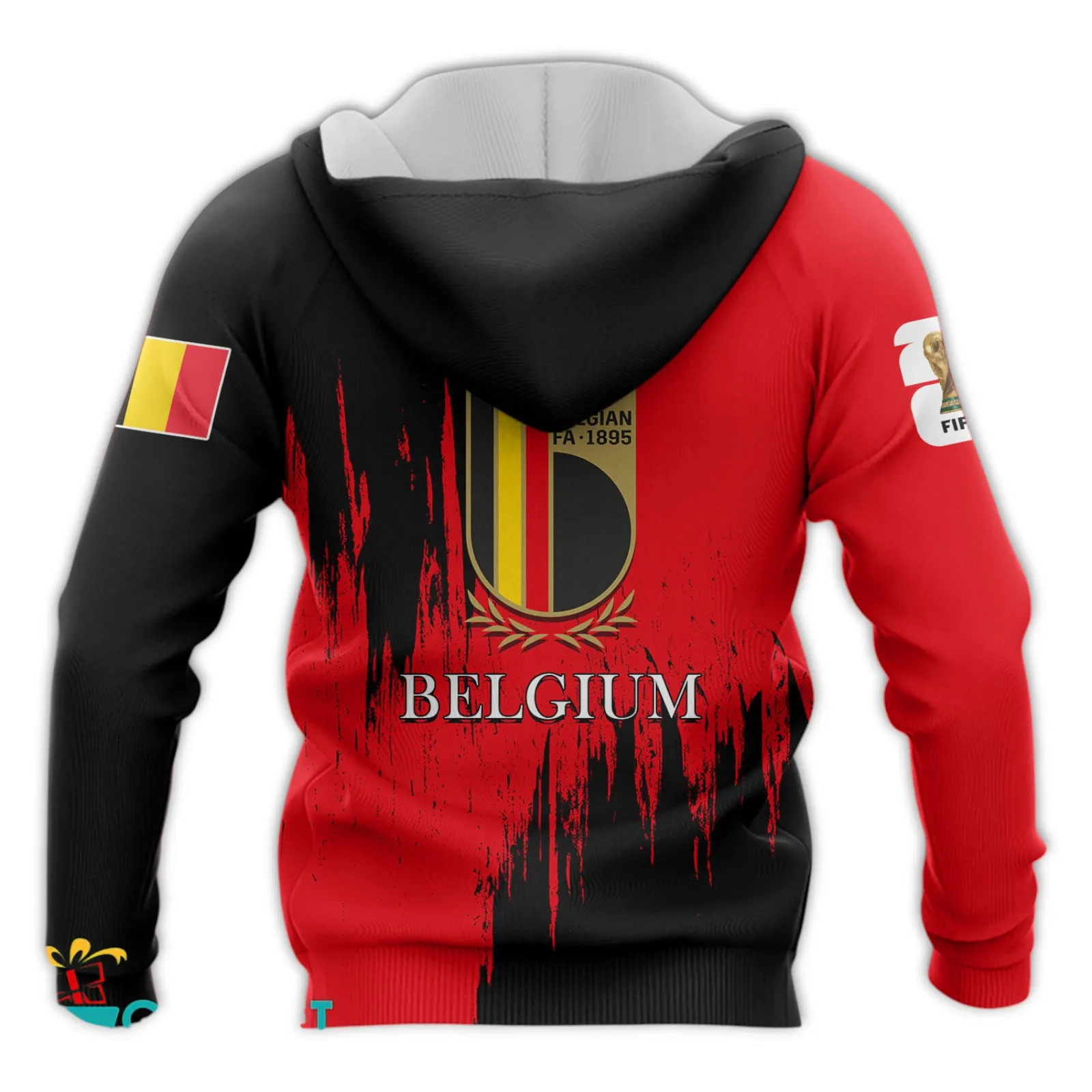 Crest Harmony Hoodie, Fan Pride Fullover Hoodie FIFA01031726010 - Image 2