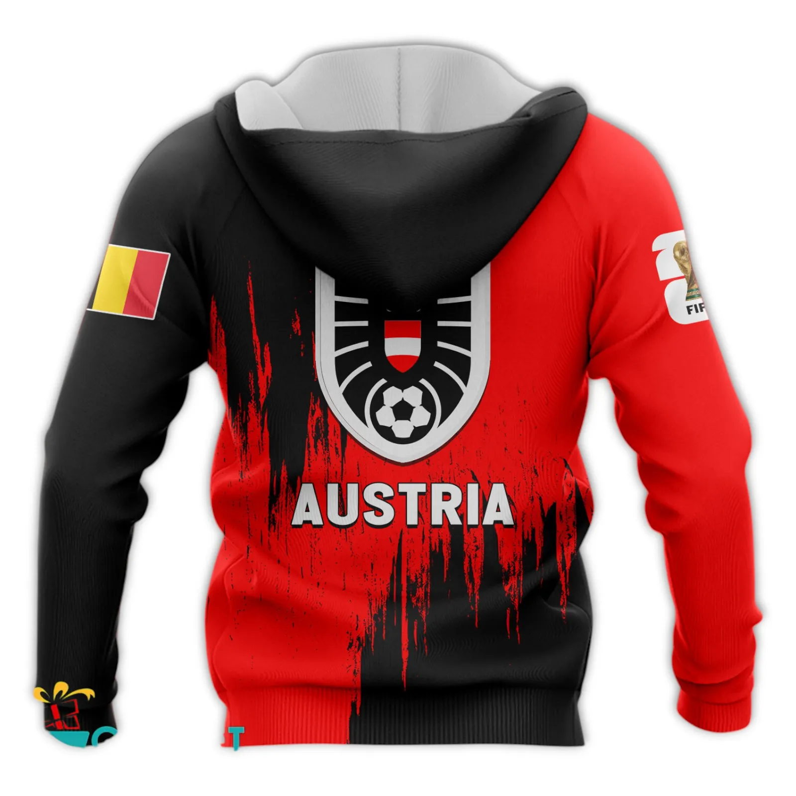 Highland Flame Hoodie, Game Ready Fullover Hoodie FIFA01031726012 - Image 2