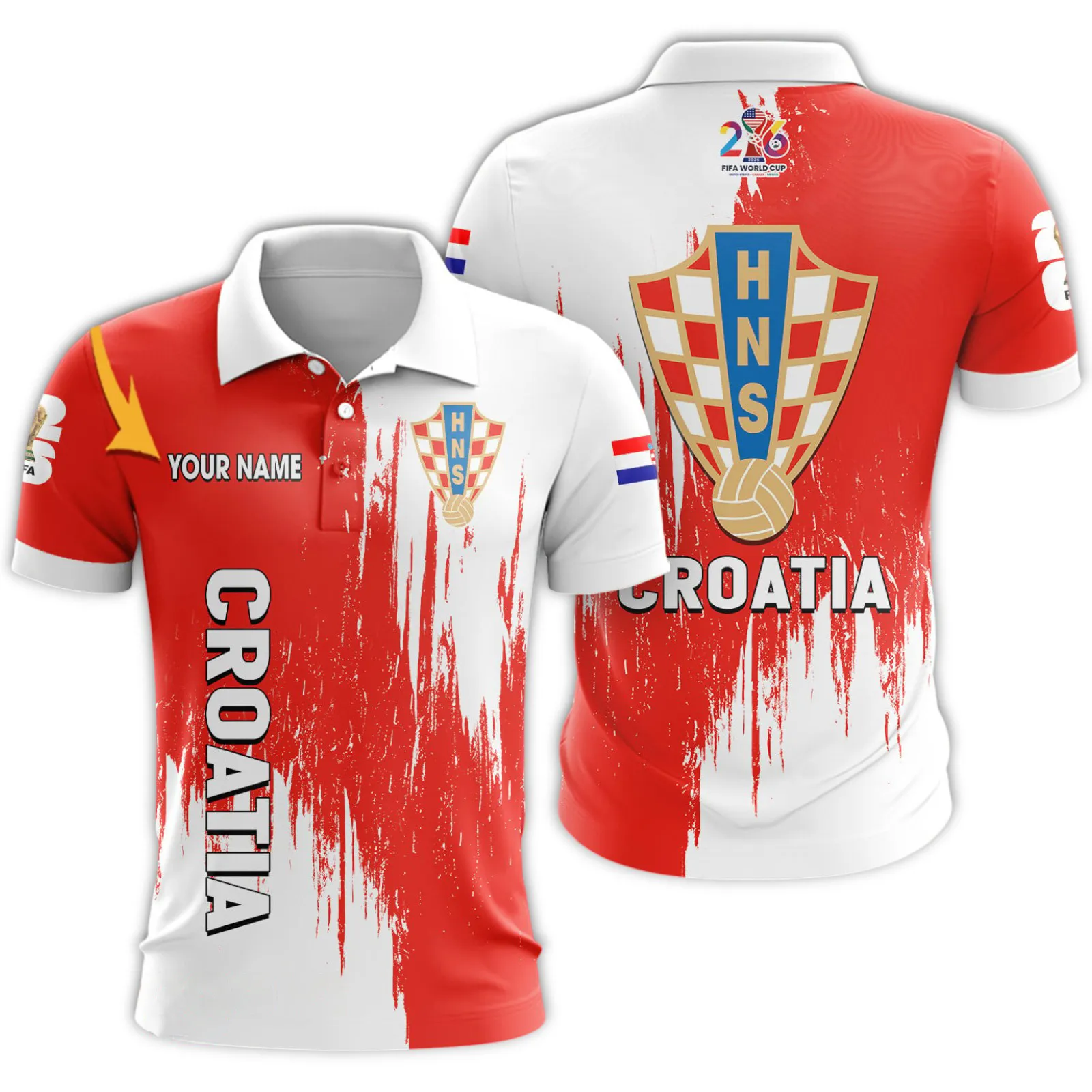 Checkline Flow Polo Shirt, Dedicated Fan Polo Shirt FIFA01031726016