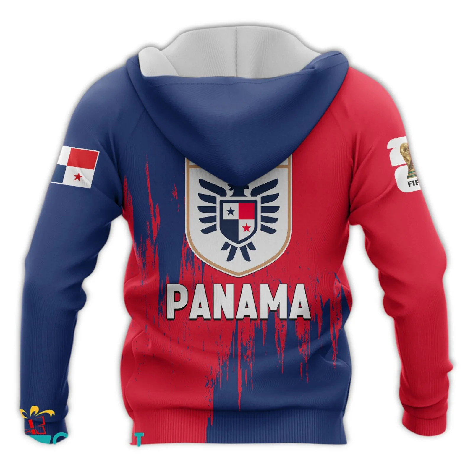 Canal Flow Hoodie, Sporty Fan Fullover Hoodie FIFA01031726022 - Image 2