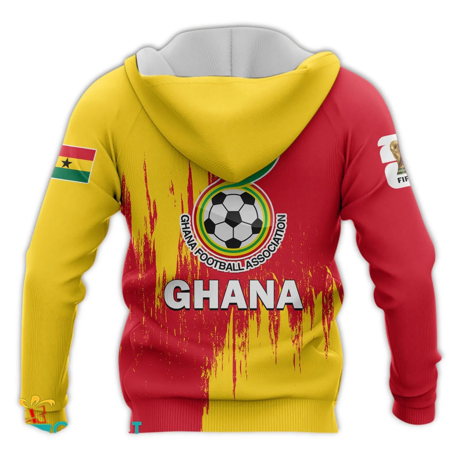Sun Pulse Hoodie, Game Day Fullover Hoodie FIFA01031726026 - Image 2