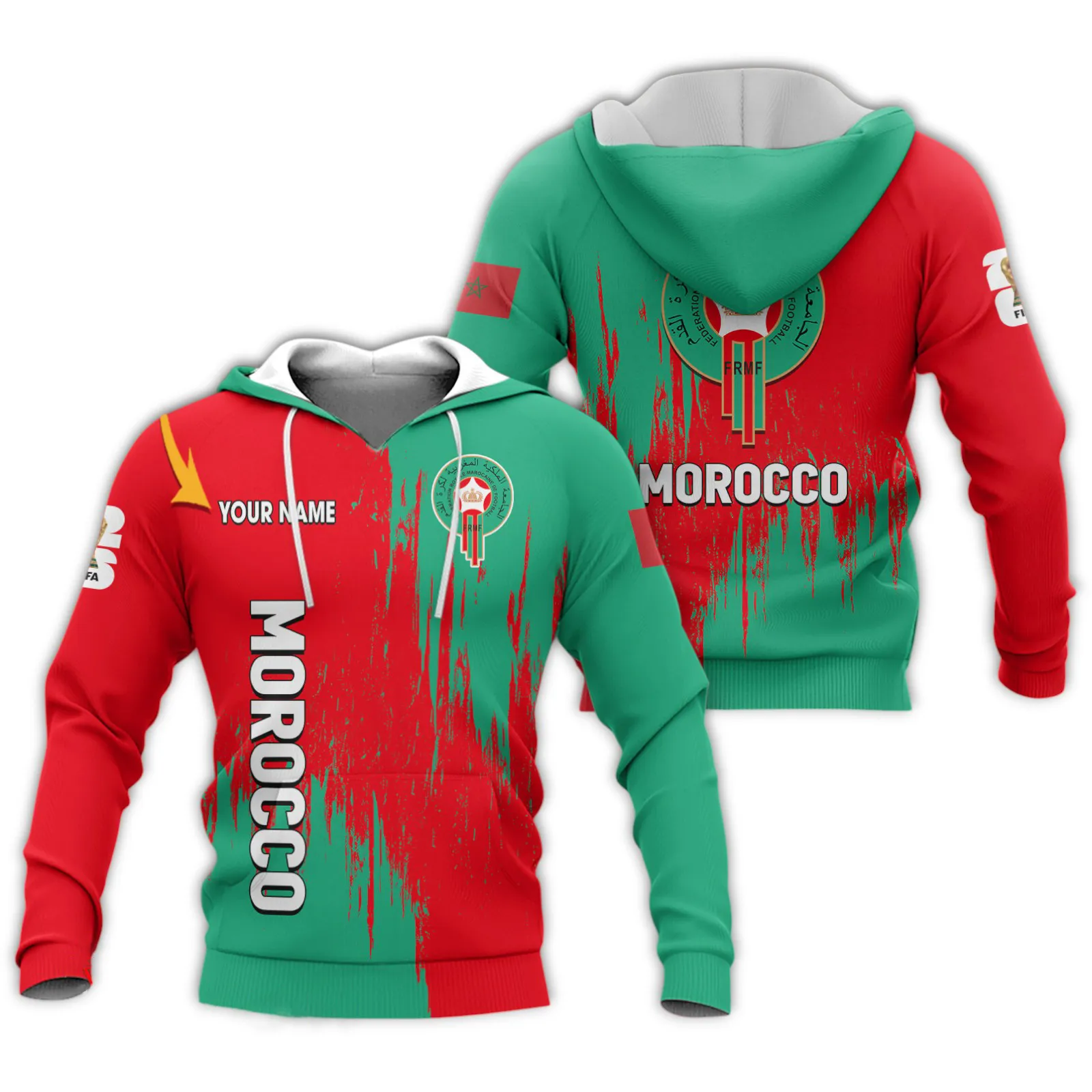 Atlas Crest Hoodie, Supporter Spirit Hoodie FIFA01031726038