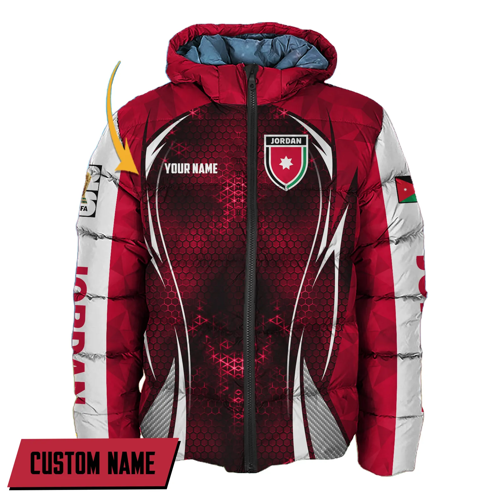 Sun Core Hooded Cotton Jacket, Performance Warmth Fan Jacket FIFA07032026038