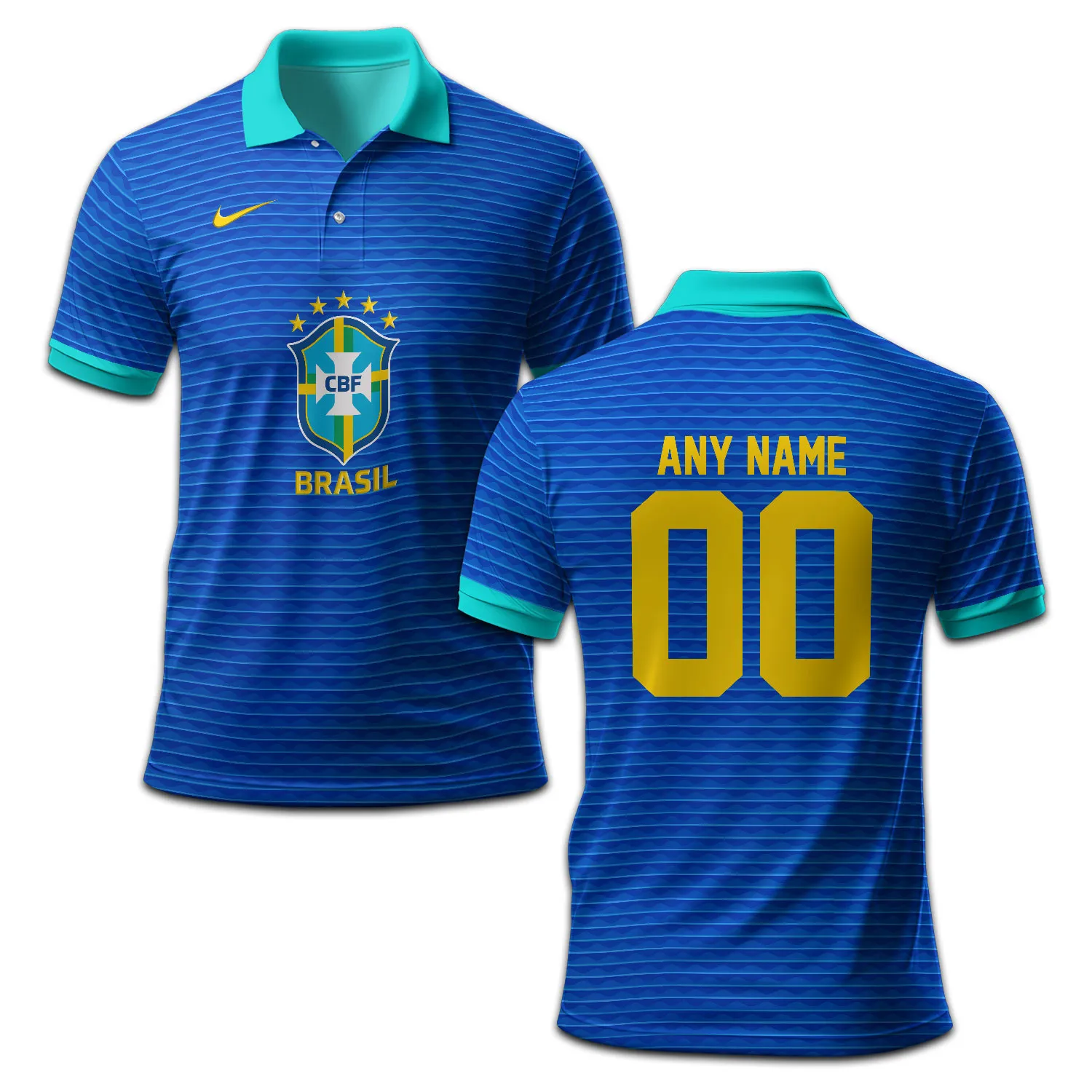 Joyful Pulse Polo Shirt, Casual Sport Fan Polo FIFA08032426343