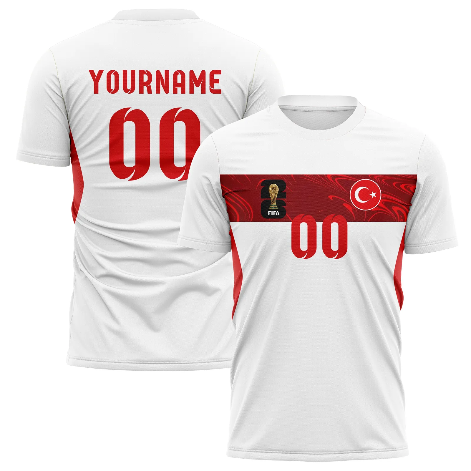 Solar Crescent Fan Edition Shirt, Breathable Athletic Shirt FIFA09040326601