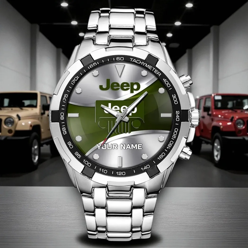 Adventure Vehicle Steel Watches, Precision Watch for Sport Fans CAR0402 - Silver