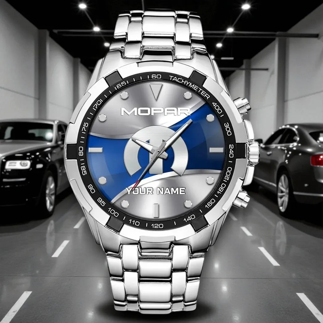 Classic Auto Steel Watches, Performance Watch for Supporters CAR0402 - Silver