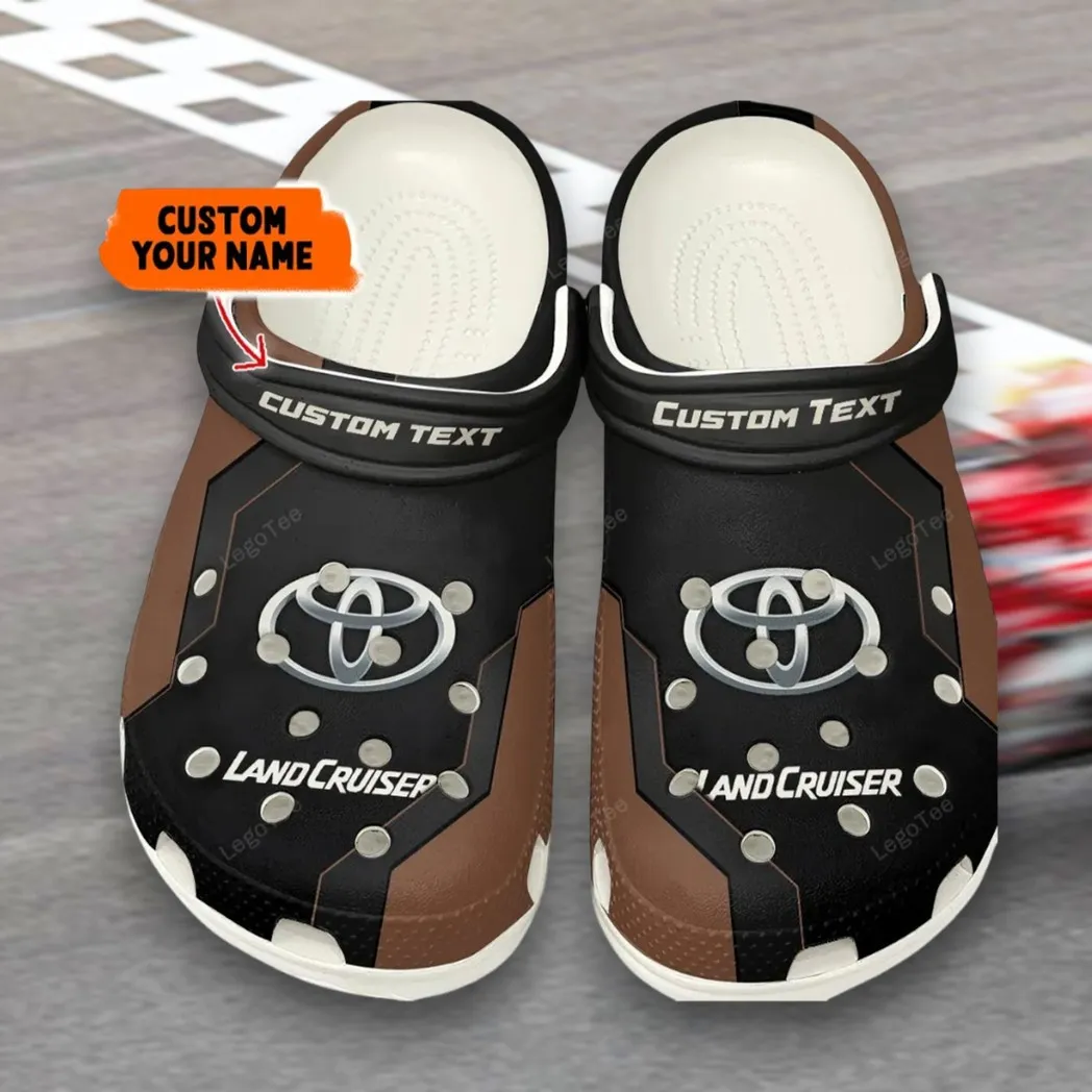 Custom Overland Vehicle All Over Print Clog, Comfortable Slip-On Shoes for Everyday Wear CAR140 - Brown