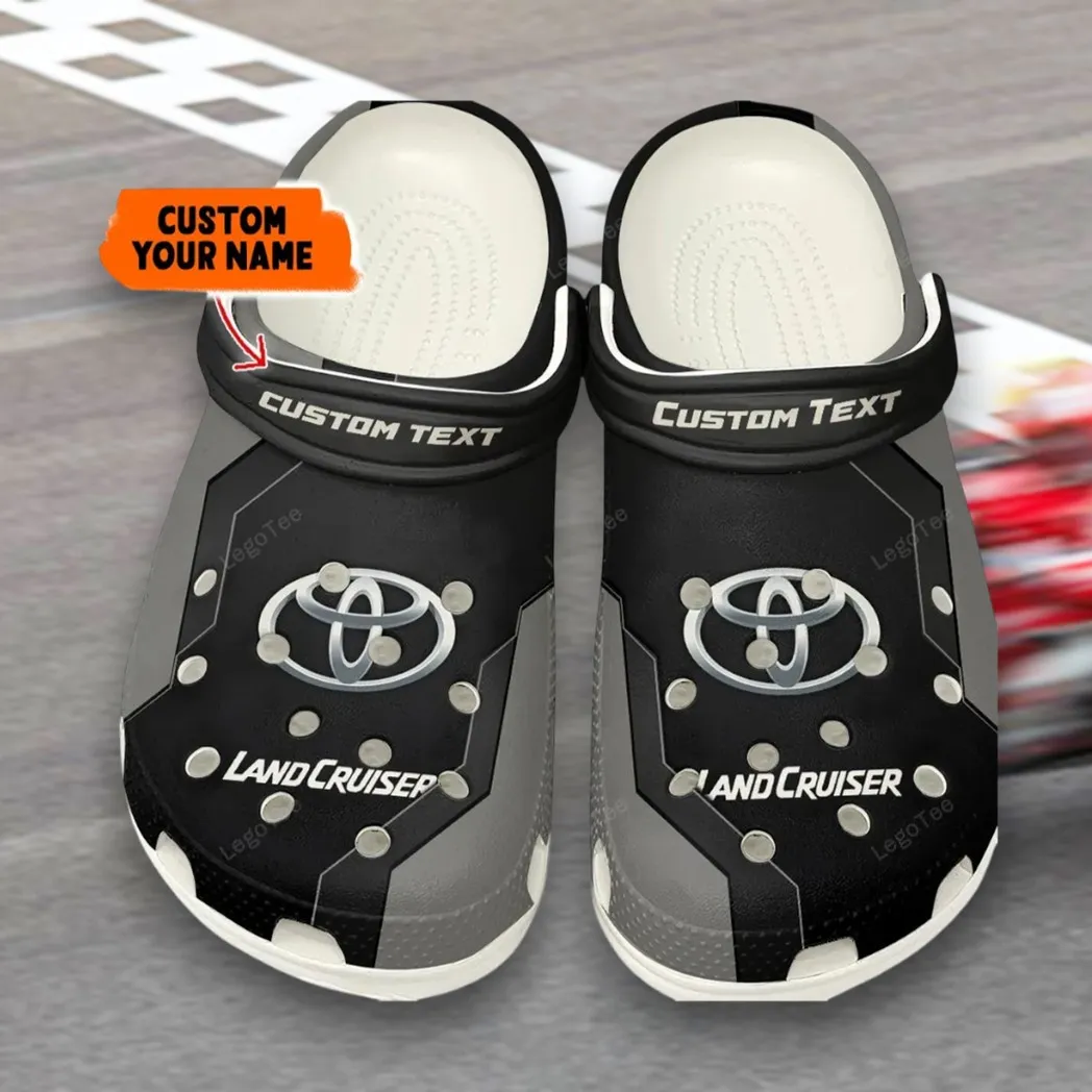 Desert Trekker Culture Clog, Stylish All Over Print Lightweight Shoes for Auto Fans and Streetwear Style CAR140 - Gray