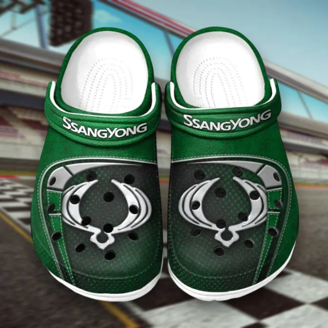 Green Edition All-Terrain Ride Inspired All Over Print Clog, Perfect Gift Footwear for Automotive Enthusiasts CAR177