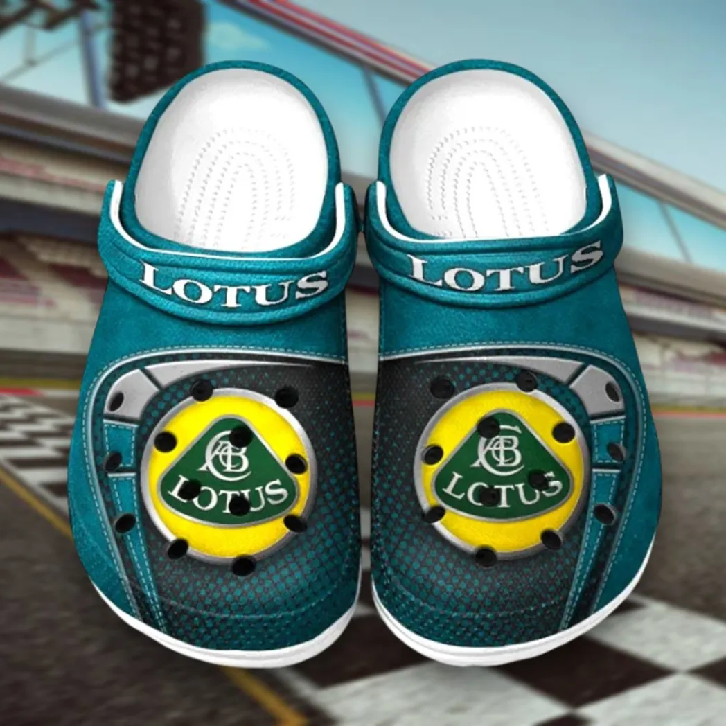 Custom Track Day Vehicle All Over Print Clog, Comfortable Slip-On Shoes for Everyday Wear CAR177 - Cyan