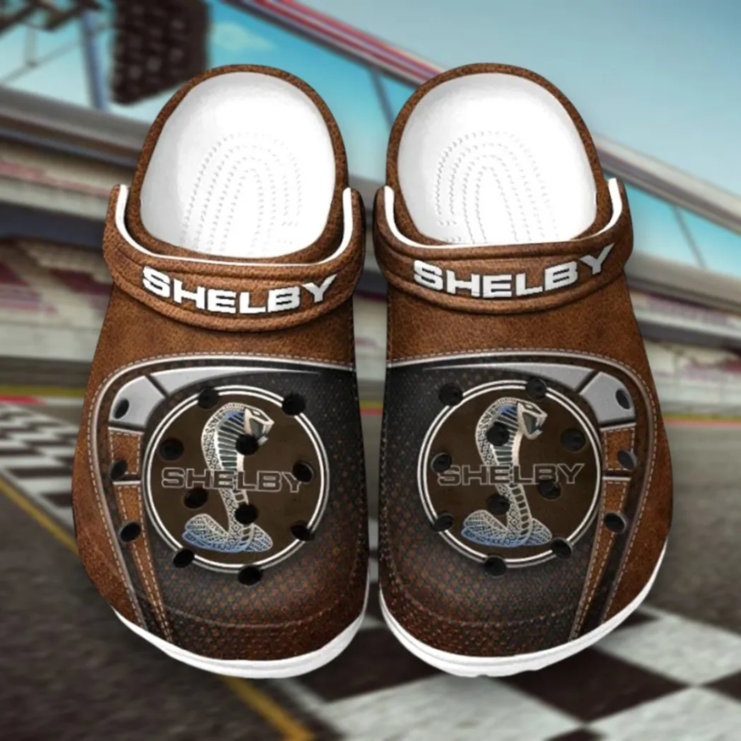 Custom Street Racer Inspired Clog All Over Print, Comfortable Slip-On Footwear for Auto Fans CAR177 - Brown