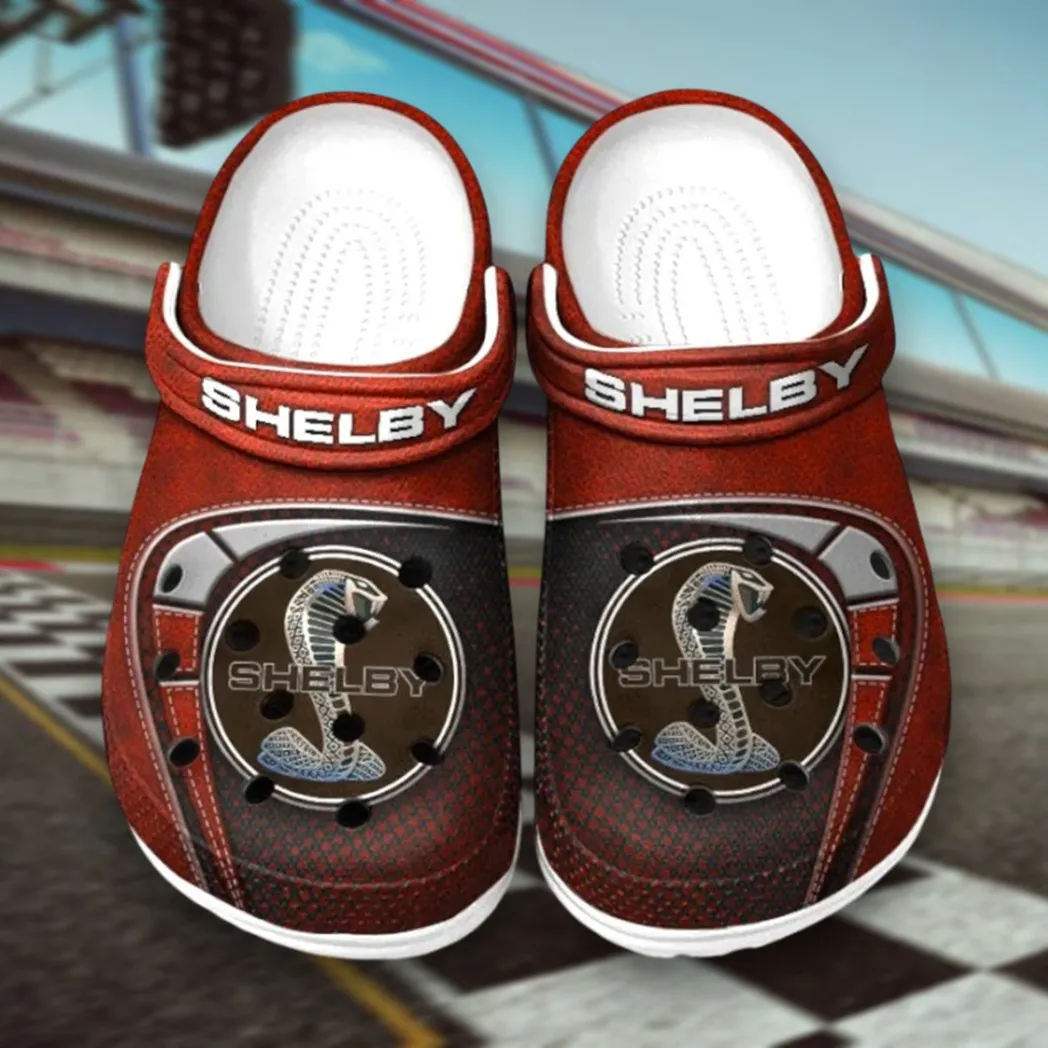 Custom High-Power Sports Car All Over Print Clog, Comfortable Slip-On Shoes for Everyday Wear CAR177 - Red