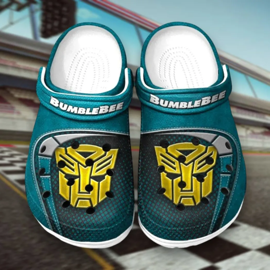 Performance Car Culture Clog, Stylish All Over Print Lightweight Shoes for Auto Fans and Streetwear Style CAR177 - Cyan