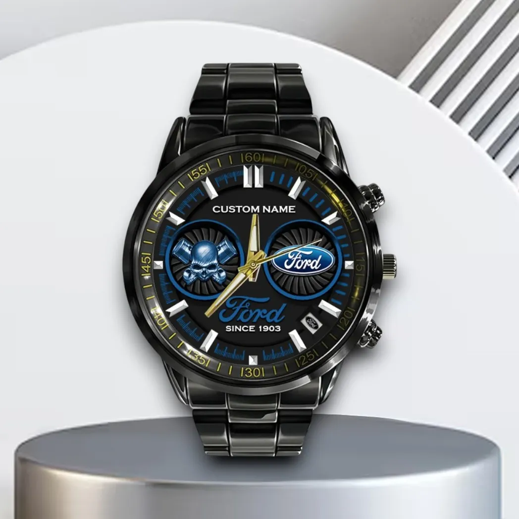 Vintage Ride Stainless Steel Watch, Game Day Performance Watch CAR3270