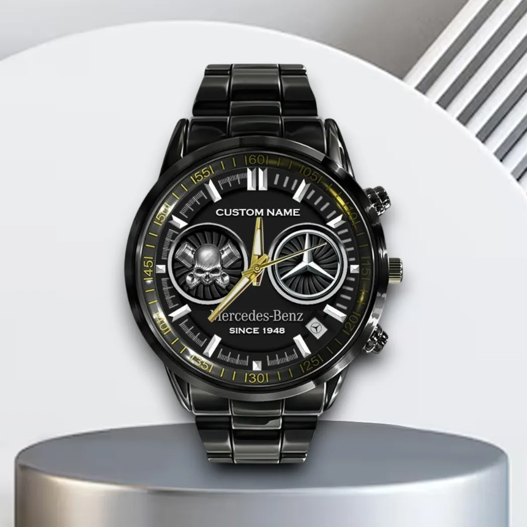 Performance Vehicle Stainless Steel Watch, Fan-Focused Precision Timepiece CAR3270