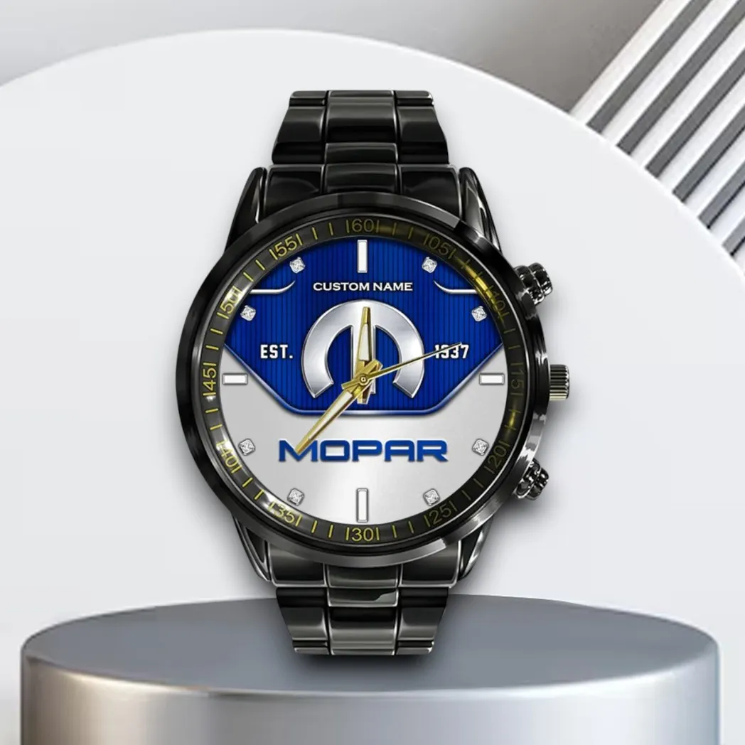 Vintage Car Tuning Stainless Steel Watch, Game Day Fan Watch CAR3270