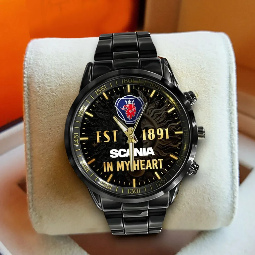 Road Hauler Stainless Steel Watch, Sport Lover's Precision Watch CAR3340