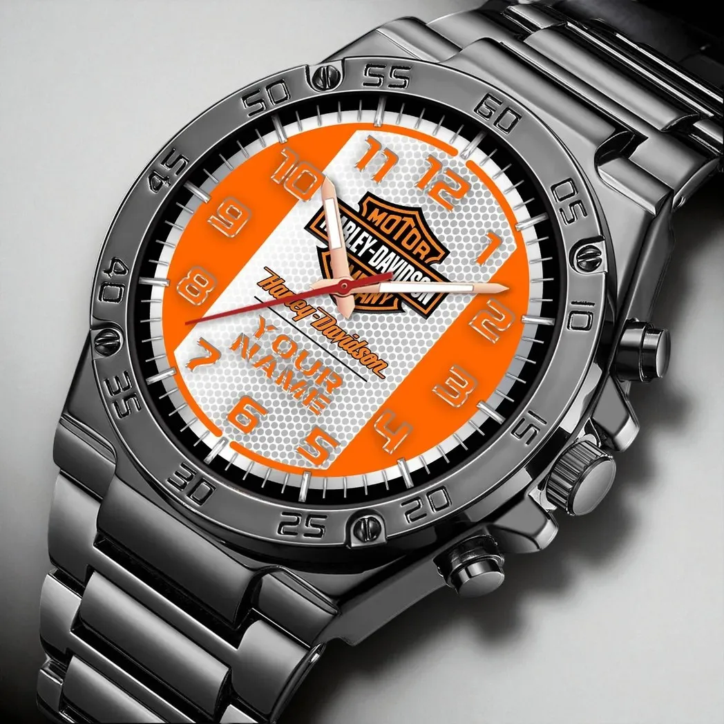 Two-Wheel Freedom Hand Watch, Modern Supporter Wristwatch Style CAR4712