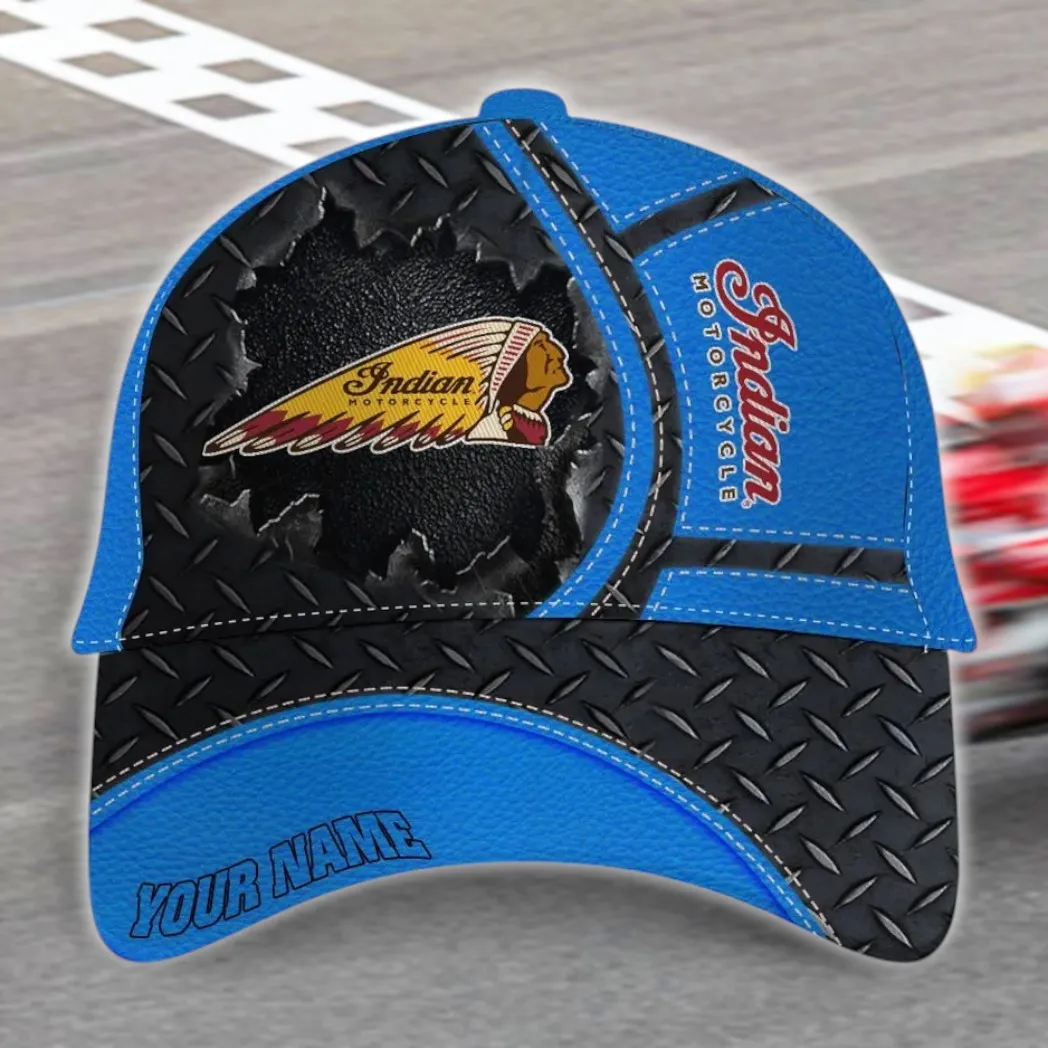 Retro Road Machine Classic Cap, Mechanic Spirit Baseball Cap For Auto Fans CAR490 - Blue