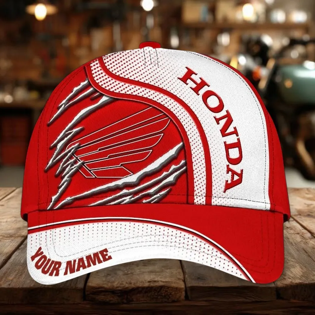 Sport Bike Classic Cap, Custom Rider Baseball Cap For Auto Enthusiasts CAR500 - White