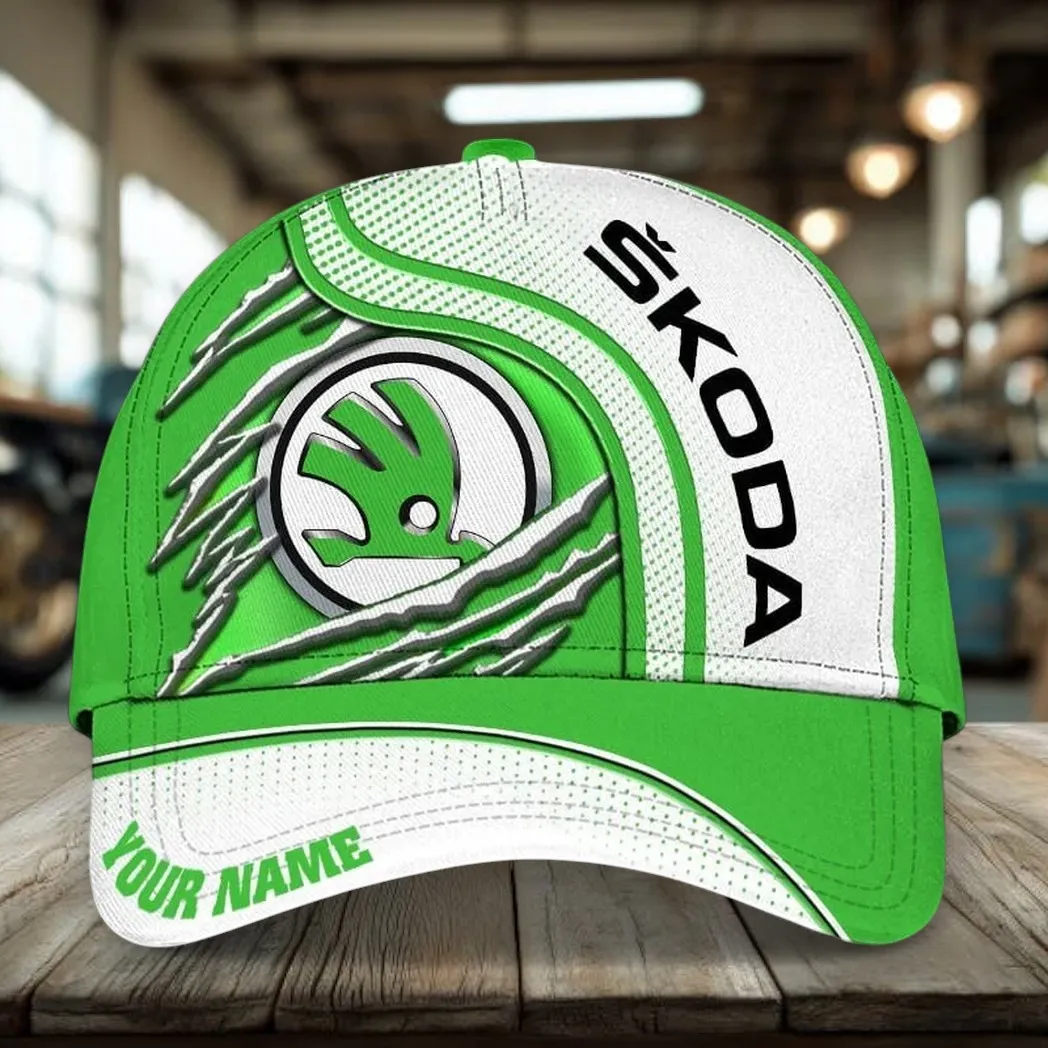 Czech Automobile Classic Cap, Road Warrior Baseball Cap For Auto Lovers CAR500 - White