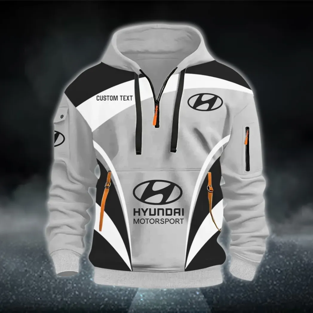 Passenger Vehicle Hoodie Half Zip 3D Print, Rugged Casual Hoodie CAR514100925010