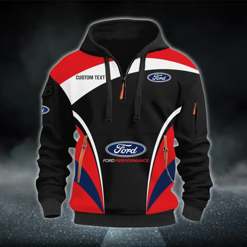 Durable Spirit Hoodie Half Zip 3D Print, Comfortable Daily Hoodie CAR514100925017