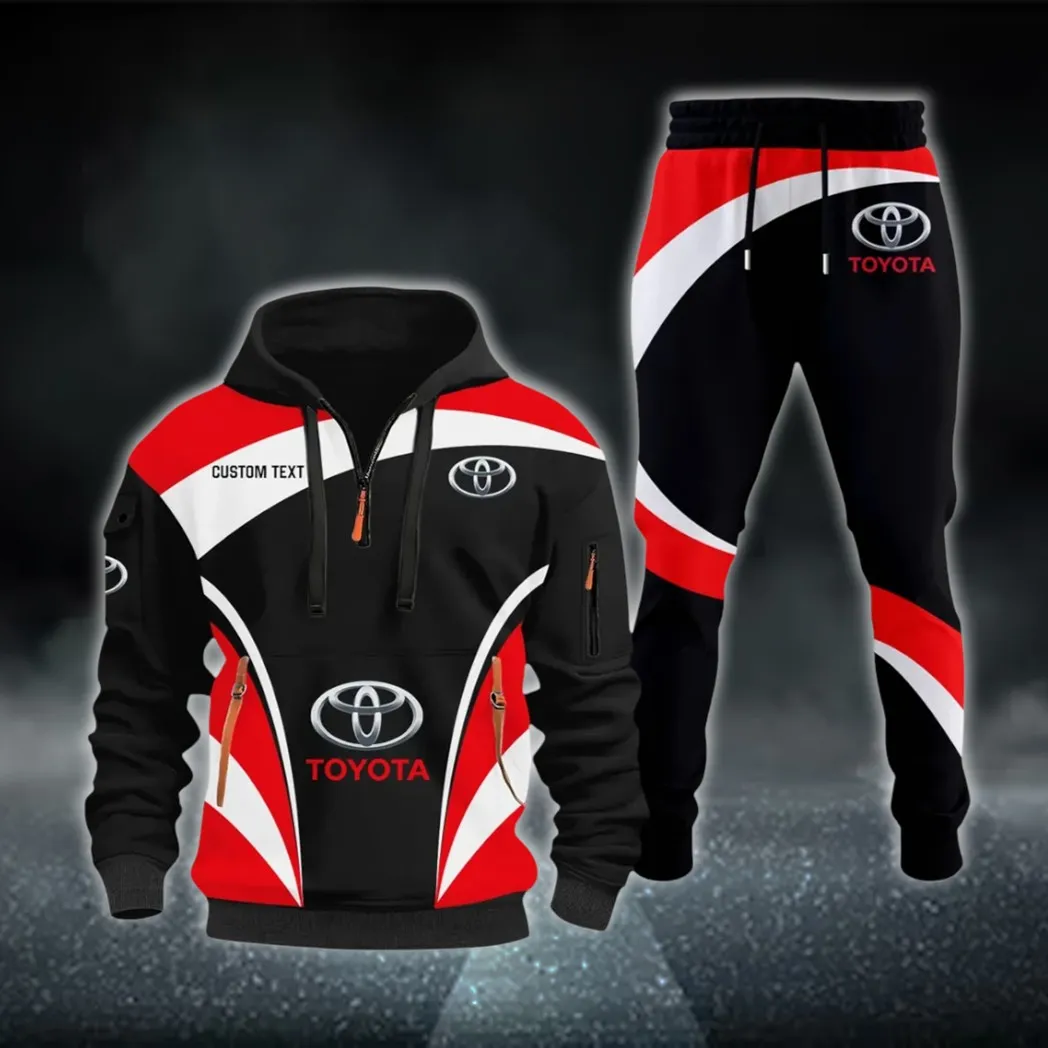 Off-Road SUV Hoodie Half Zip x Sweatpants Set, Custom Car Enthusiast Outfit CAR514100925031
