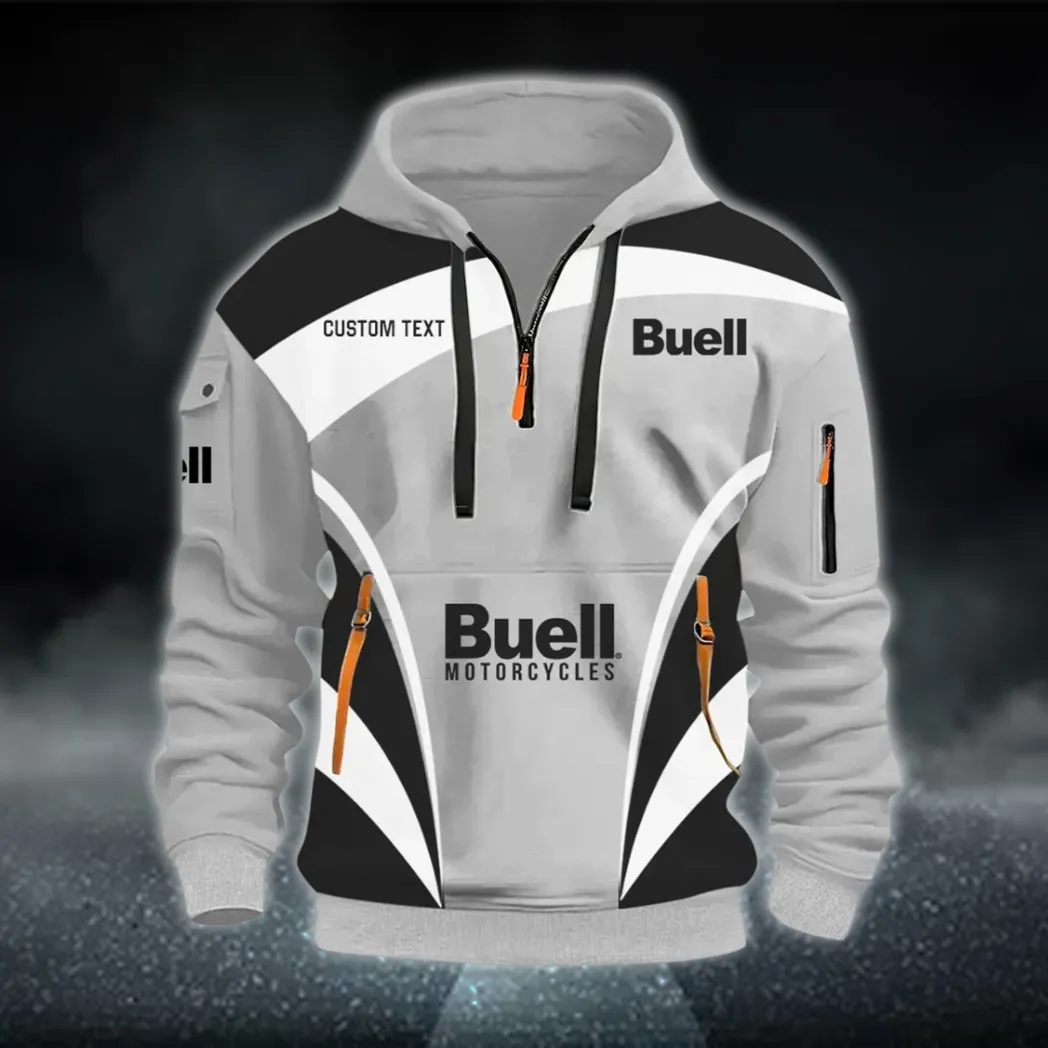 Performance Bike Hoodie Half Zip 3D Print, Urban Style & Relaxed Fit Hoodie CAR514100925035