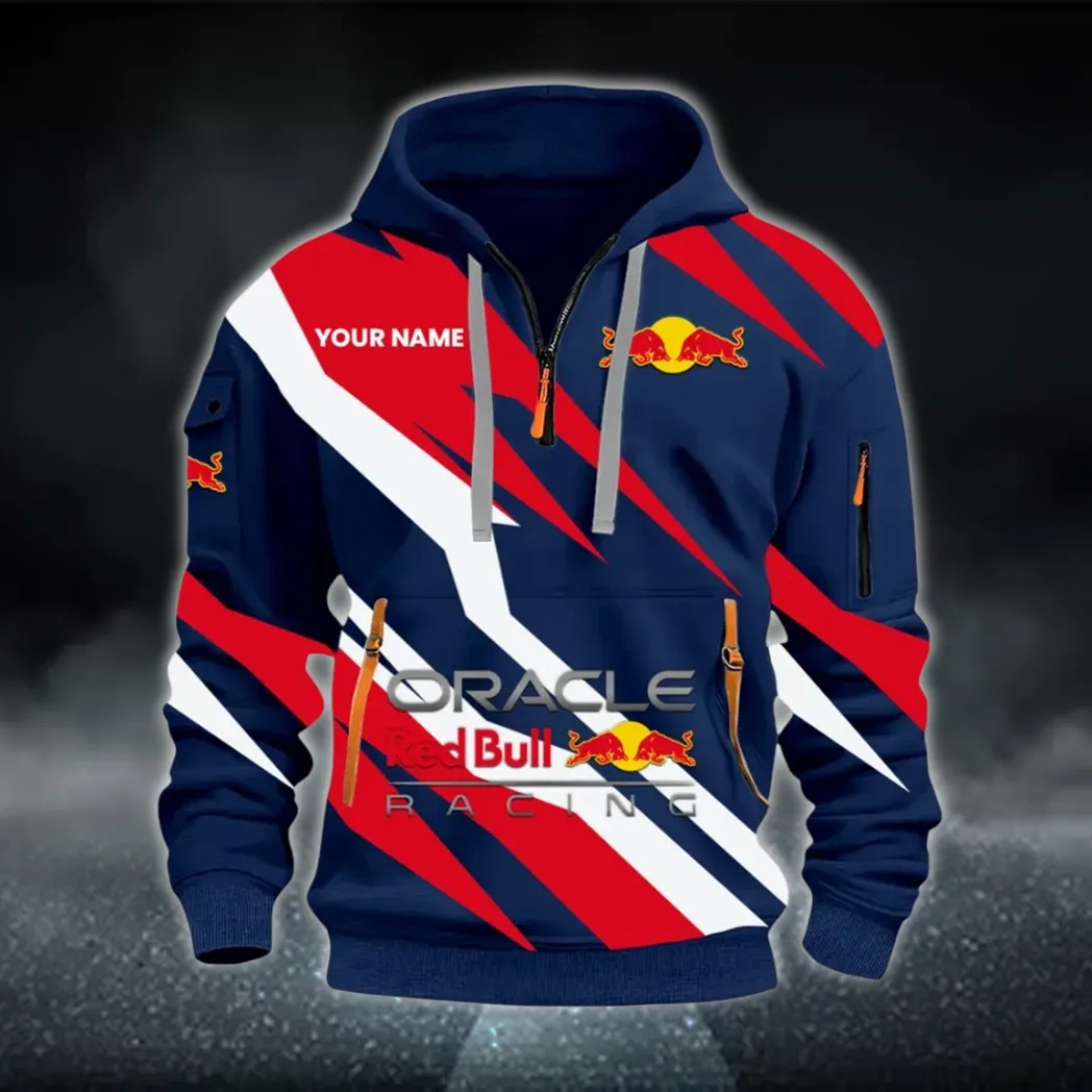 Racing Car Hoodie Half Zip 3D Print, Adventure-Ready Streetwear CAR514100925049