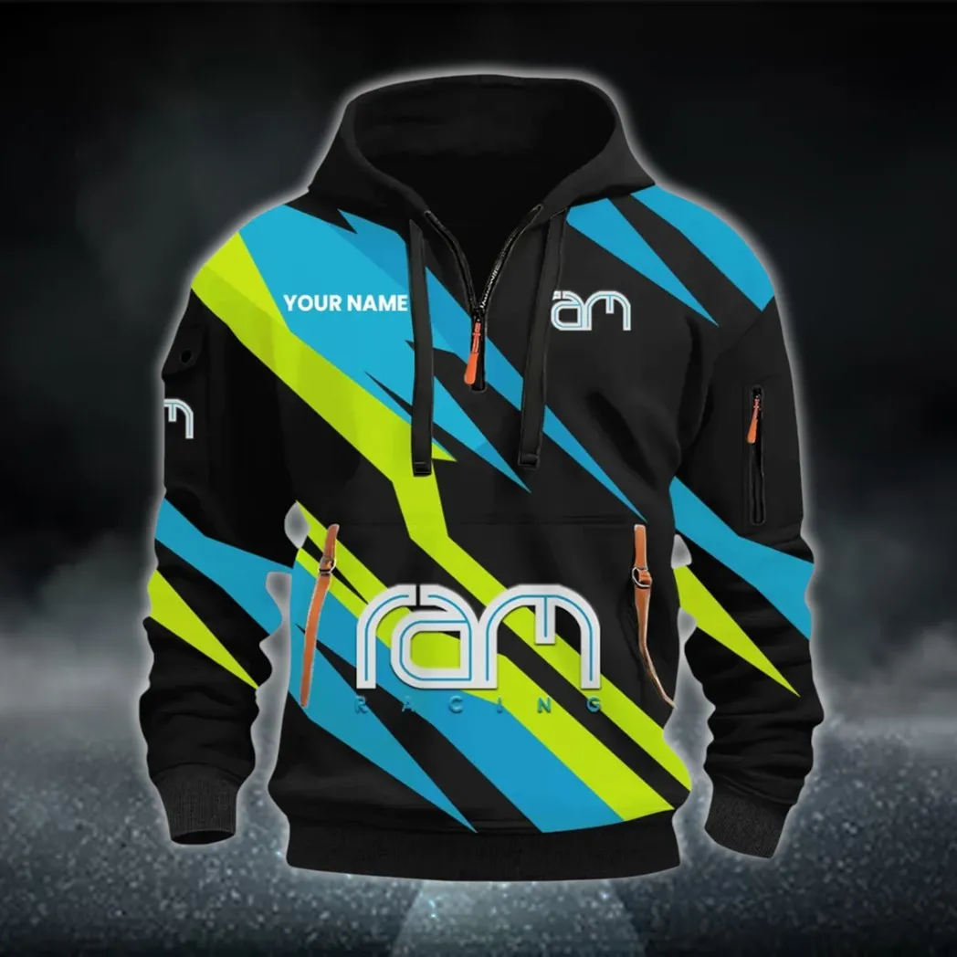 Tough Truck Brand Hoodie Half Zip 3D Print, Everyday Comfortable Hoodie CAR514100925054