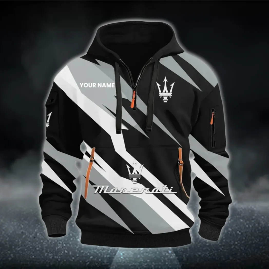 Exotic Coupe Hoodie Half Zip 3D Print, Comfortable Urban Hoodie CAR514100925063