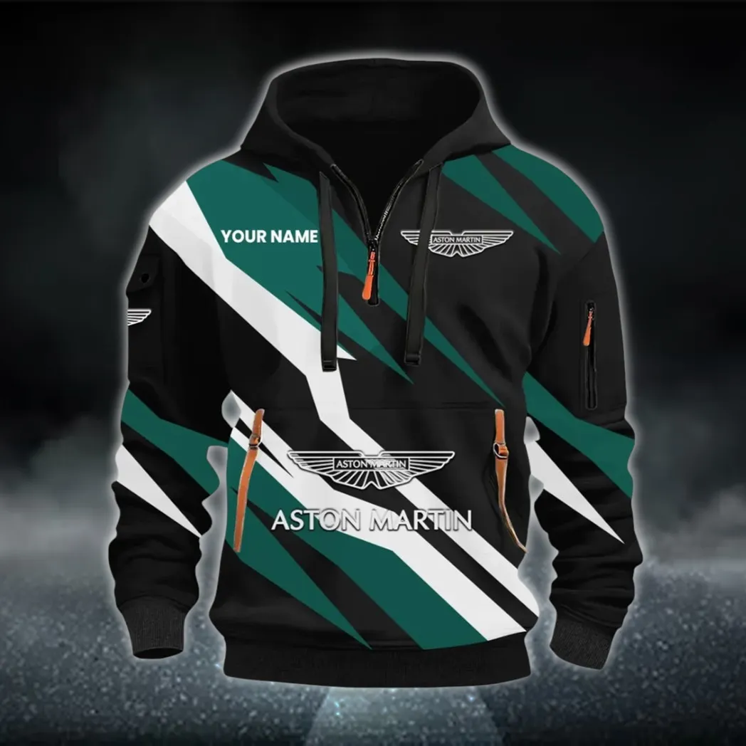 Stylish GT Car Hoodie Half Zip 3D Print, Adventure-Ready Streetwear CAR514100925082