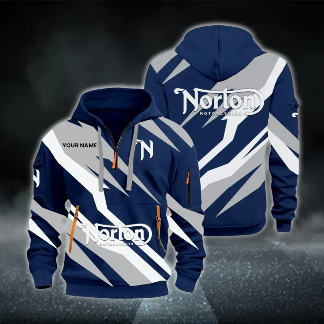 Performance Street Bike Hoodie Half Zip 3D Print, Casual Fit for Everyday Wear Hoodie CAR514100925136