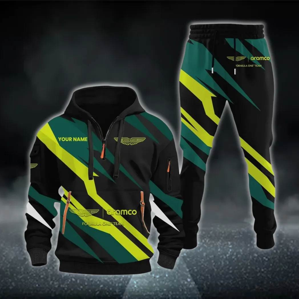 High-Performance Coupe Hoodie Half Zip x Sweatpants Set, High-Performance Driver Tracksuit CAR514100925139