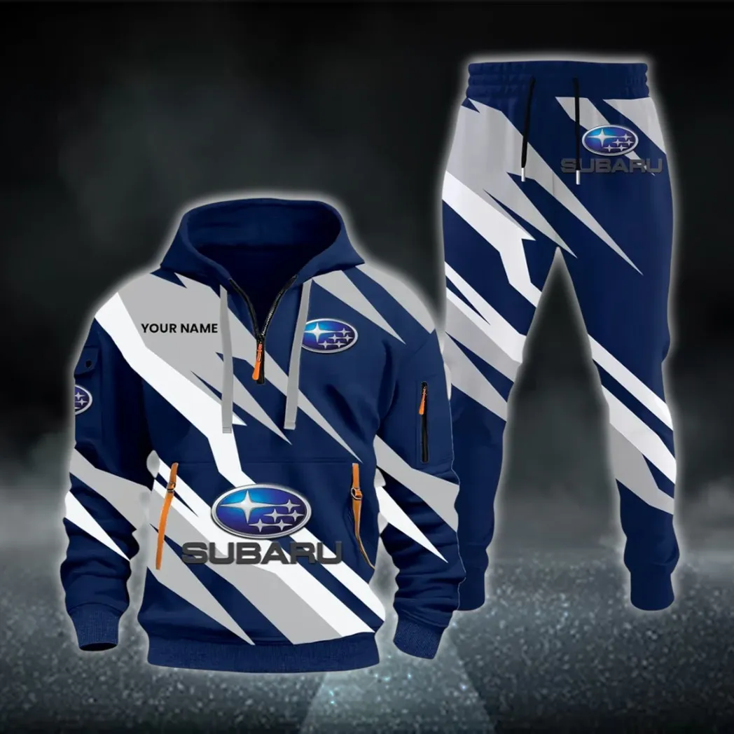 Touring Sedan Hoodie Half Zip x Sweatpants Set, Drive-Inspired Hoodie and Pants Set CAR514100925150