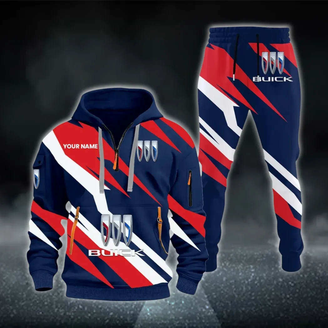 Full-Size Sedan Hoodie Half Zip x Sweatpants Set, Road-Ready Hoodie and Jogger Set CAR514100925162