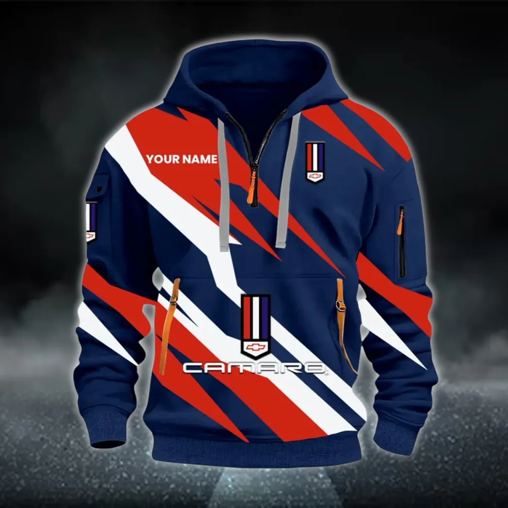 Street Racer Hoodie Half Zip 3D Print, Lightweight & Comfortable Streetwear Hoodie CAR514100925165