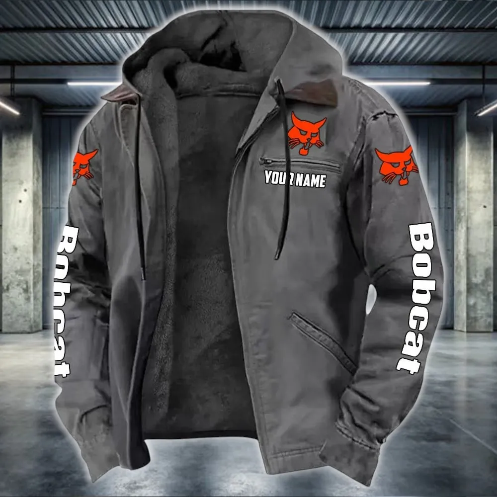 Small Dozer Hooded And Flannel Hoodie, Ride-Ready Hooded Style CAR519 - Gray