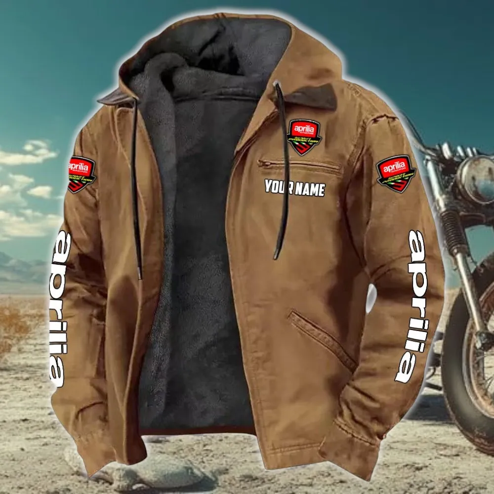 Racing Motorcycle Hooded And Flannel Hoodie, Rugged Rider Flannel CAR519 - Camel