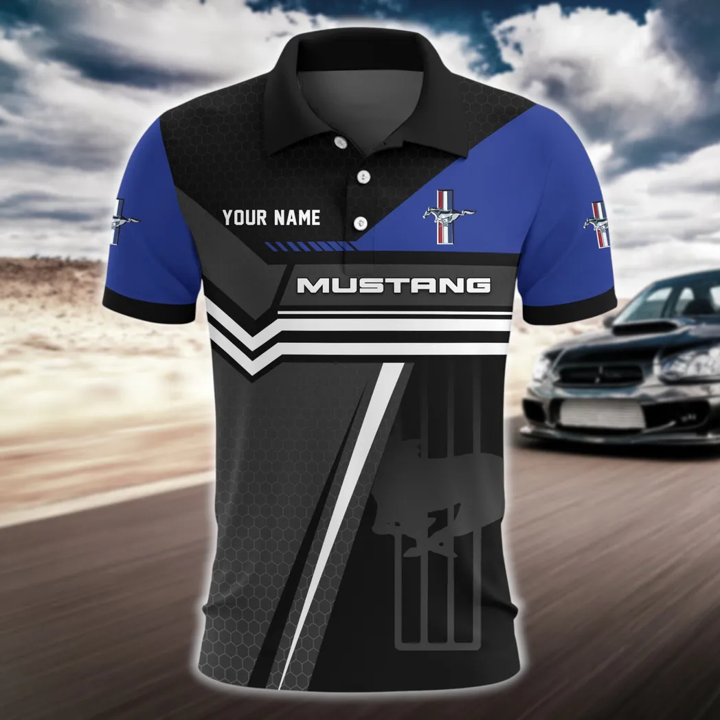 Classic Car Polo Shirt, Durable Streetwear Button Shirt CAR525111025011