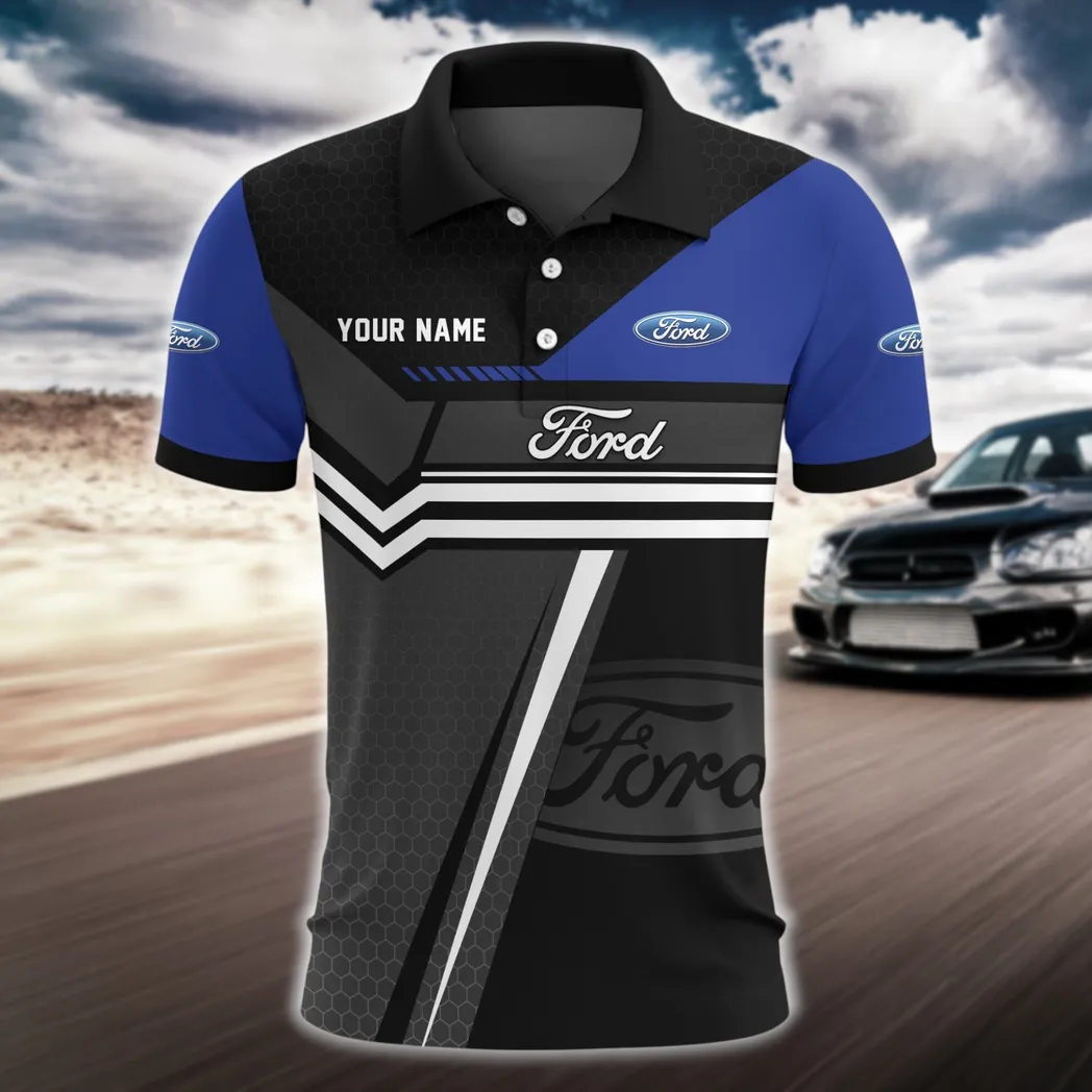 Muscle Car Polo Shirt, Daily Wear Button Shirt CAR525111025020