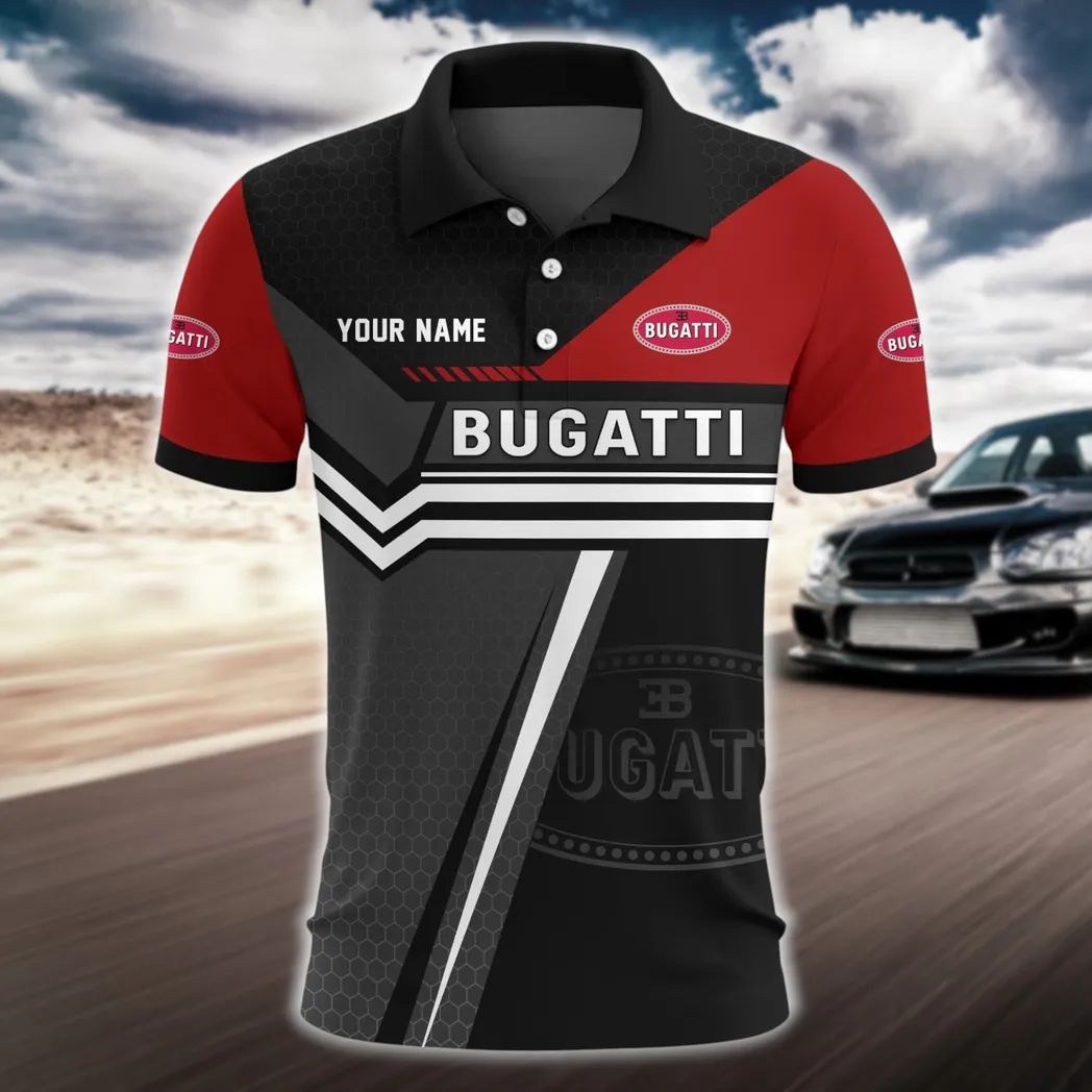 Record-Breaking Auto Polo Shirt, Rugged Casual Button Shirt CAR525111025028